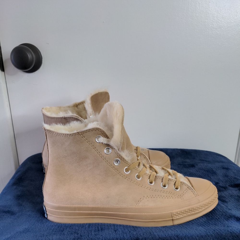 Tri Panel x Chuck 70 Hi 'Khaki Shearling'